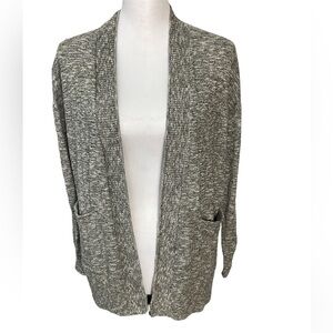Madewell Women Summer Ryder Cardigan Sweater Marled Gray Size XXS R2